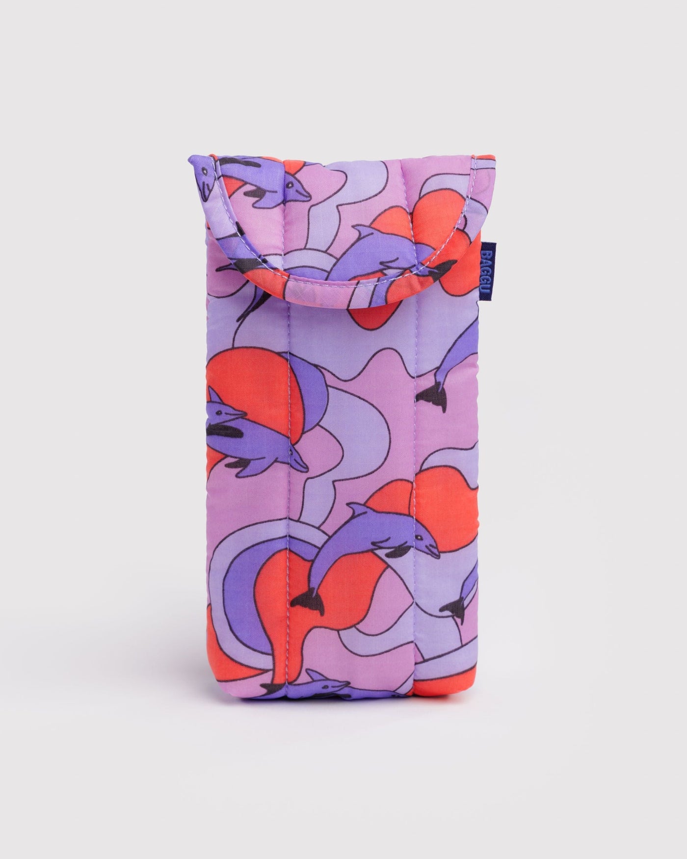 Puffy Glasses Sleeve - Dolphins - Outdoor Sip
