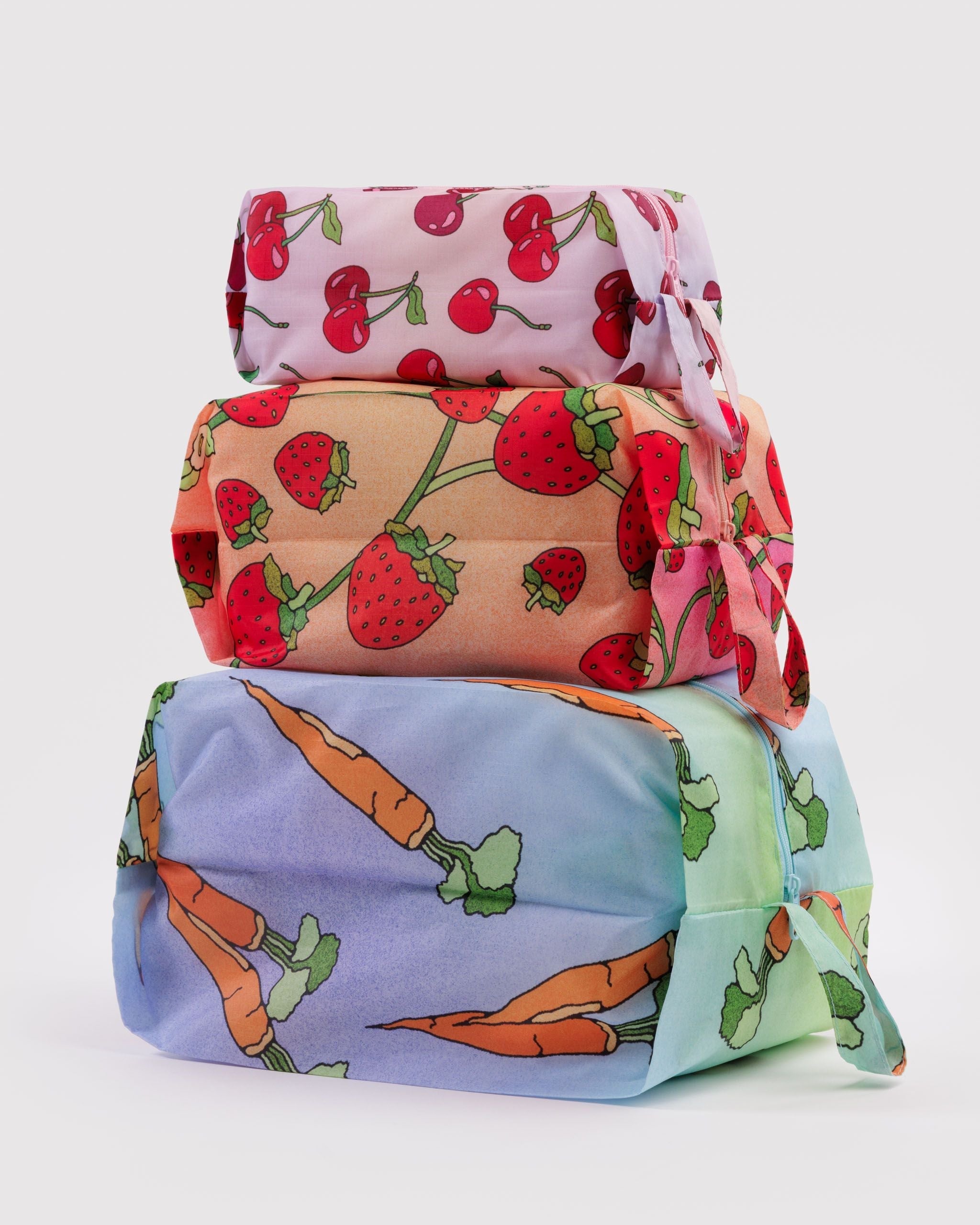 3D Zip Set - Carrots & Berries - On The Go