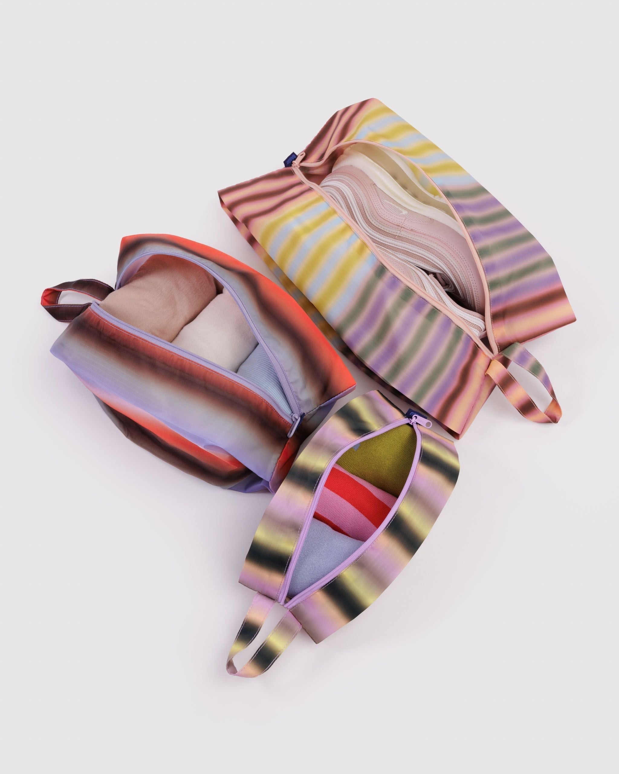 3D Zip Set - Gradient Stripes - Easy Stow