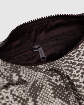 Cargo Shoulder Bag - Snakeskin - Travel Ready