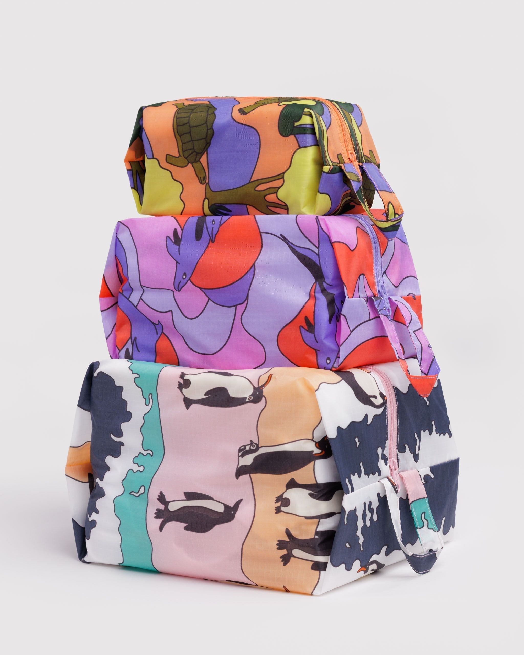 3D Zip Set - Vacation Animals - Easy Stow