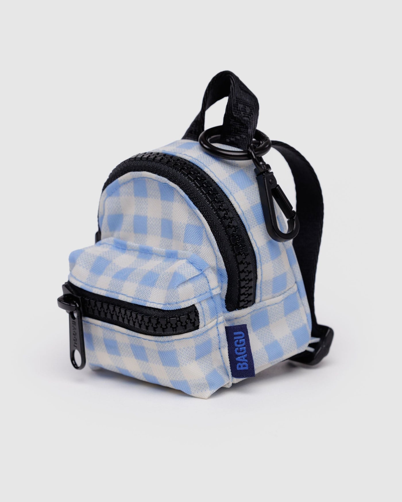 Backpack Charm - Light Blue Gingham - Simple Moisture