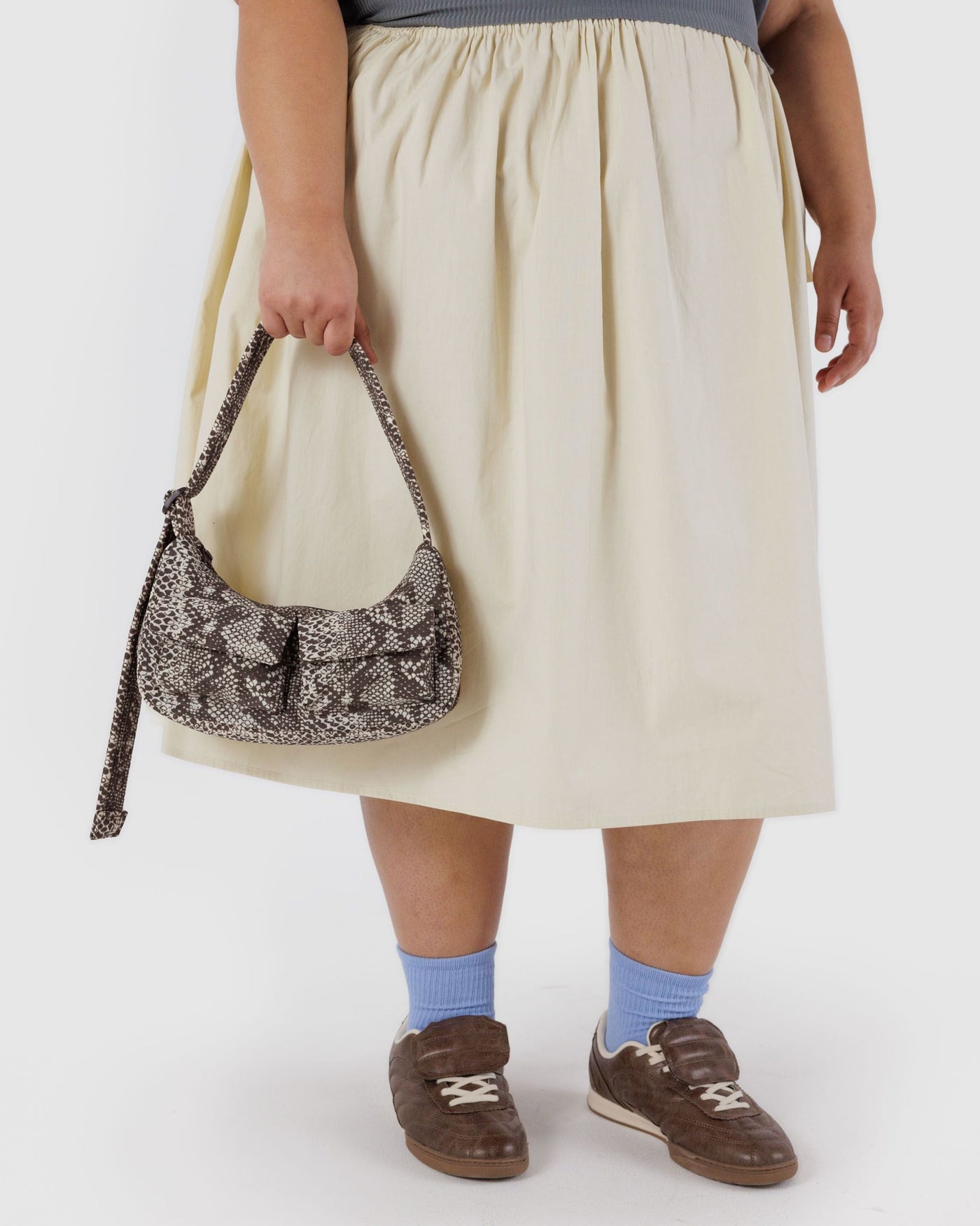 Cargo Shoulder Bag - Snakeskin - Travel Ready