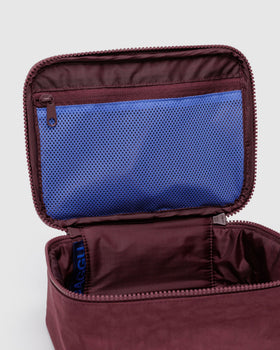 Small Cosmetic Case - Mahogany - Hair Routine