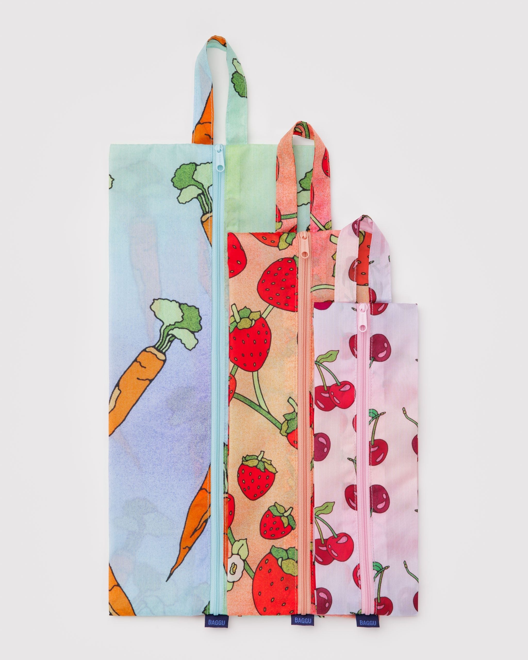 3D Zip Set - Carrots & Berries - On The Go